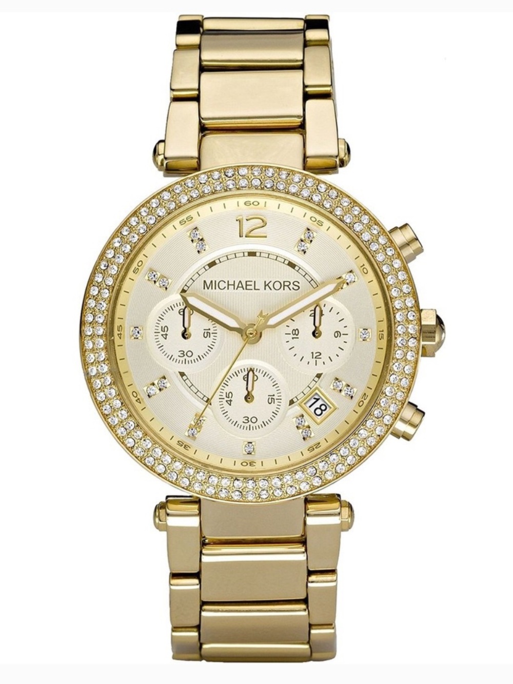 Michael Kors Parker Gold Stainless Steel Watch